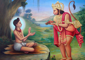 Hanumanji's Darshan of Nilkantvarni